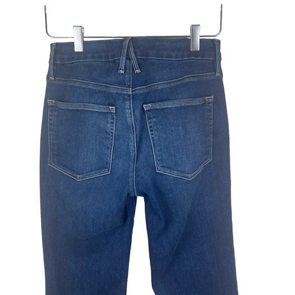 Good American Good Straight Leg Style GPS367T Blue 383 Stretch Mid Rise Size 2 - Picture 8 of 14